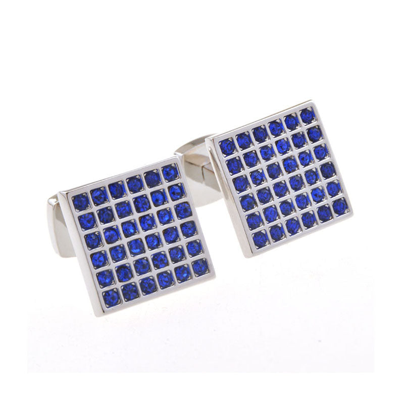 Crystal Zircon Cufflinks