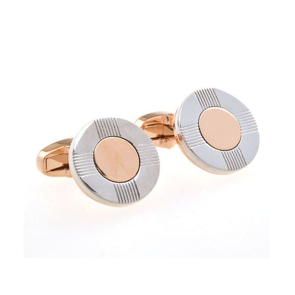 Plain Colour Metal Cufflinks