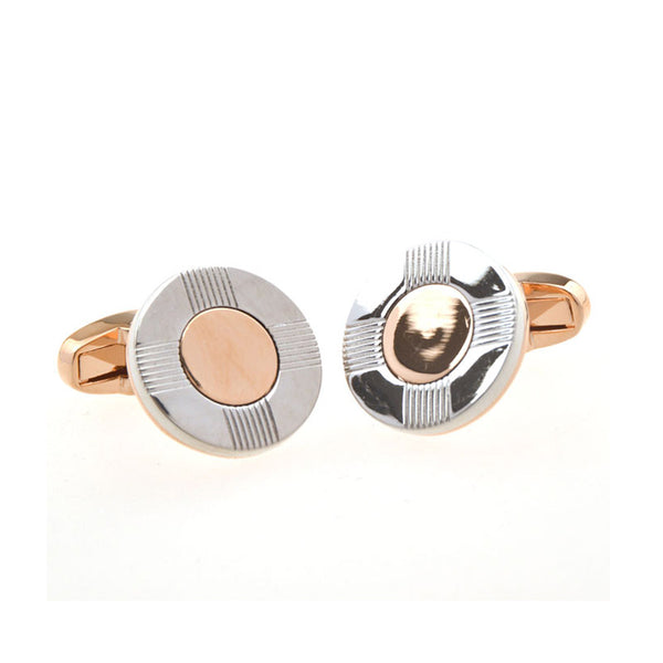 Plain Colour Metal Cufflinks