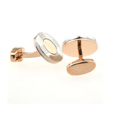 Plain Colour Metal Cufflinks