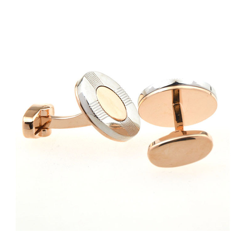 Plain Colour Metal Cufflinks