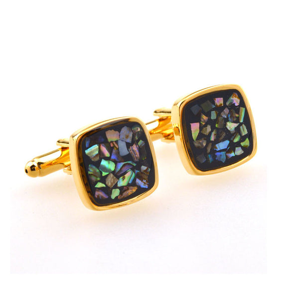 Enamel Dropping Glue Cufflinks