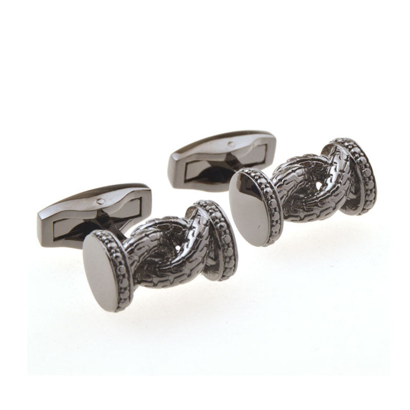 Plain Colour Metal Cufflinks