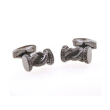 Plain Colour Metal Cufflinks