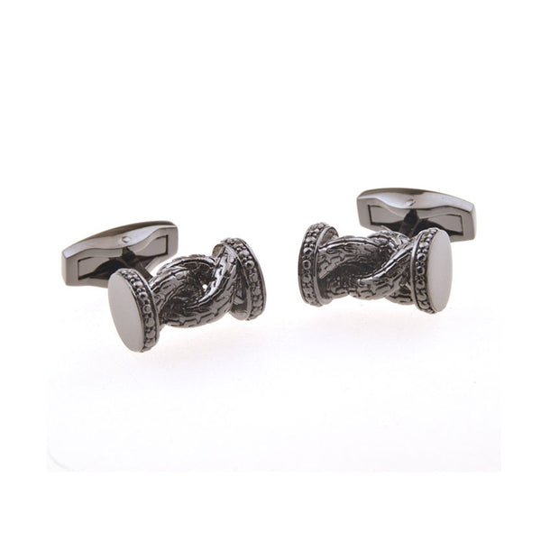 Plain Colour Metal Cufflinks