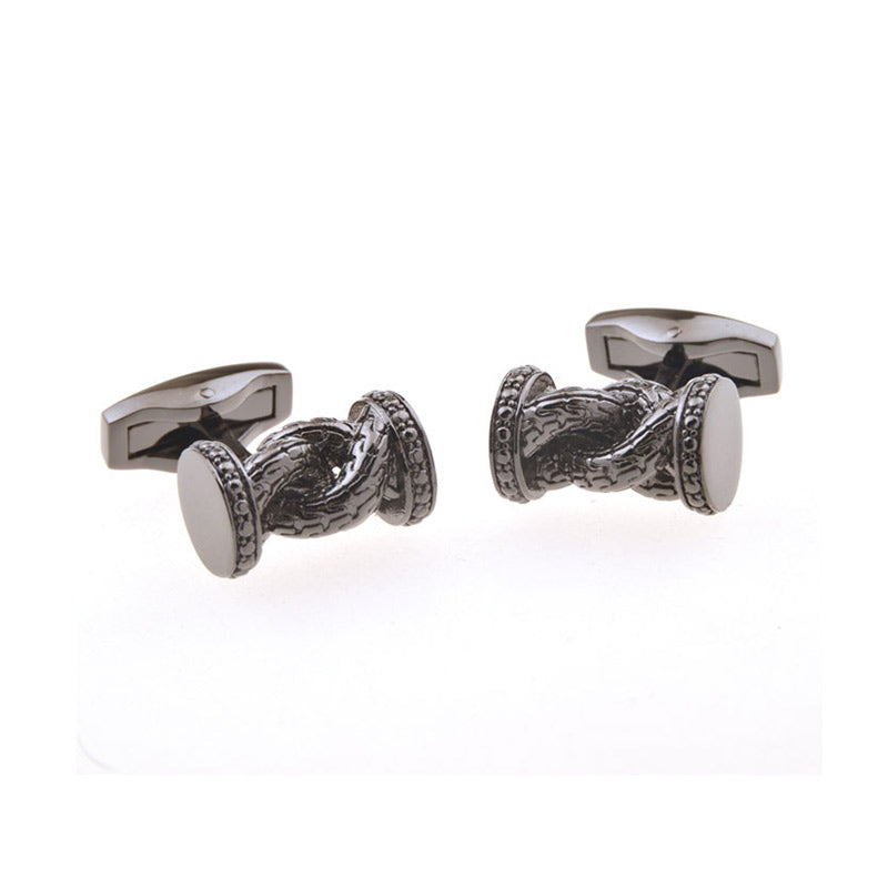 Plain Colour Metal Cufflinks