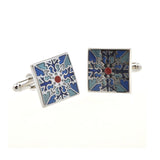 Enamel Dropping Glue Cufflinks