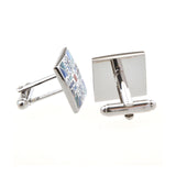 Enamel Dropping Glue Cufflinks