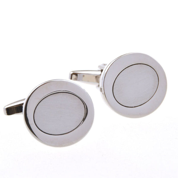 Plain Colour Metal Cufflinks