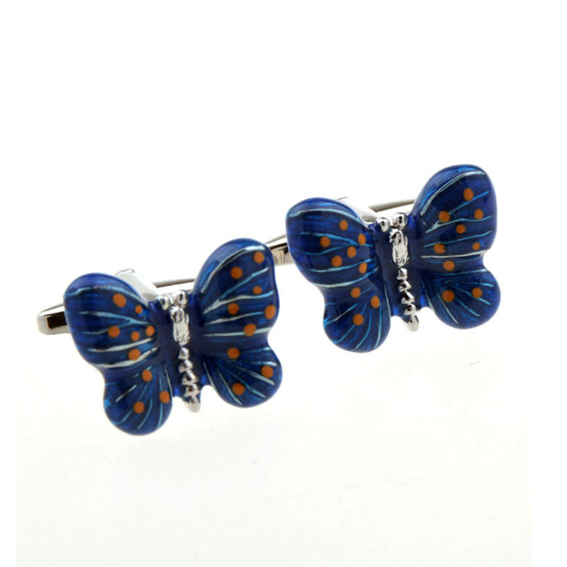 Animals Plants Enamel Dropping Glue Cufflinks