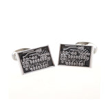 Enamel Dropping Glue Cufflinks