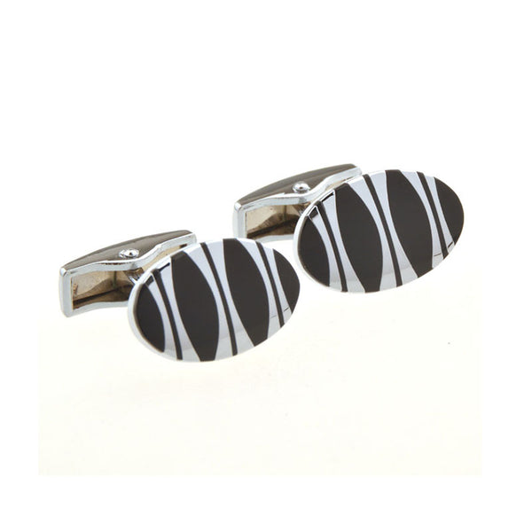 Enamel Dropping Glue Cufflinks