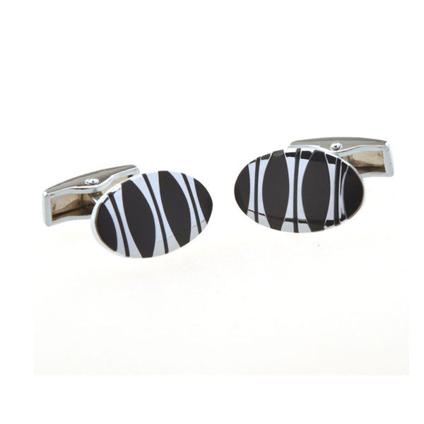 Enamel Dropping Glue Cufflinks