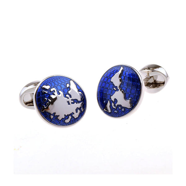 National Flag Music Enamel Dropping Glue Cufflinks