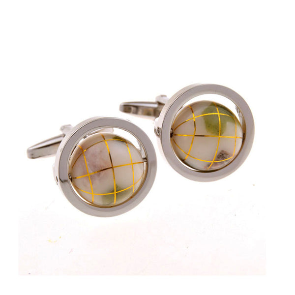 Sports Technology Cateye Glass Cufflinks