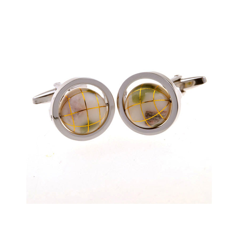 Sports Technology Cateye Glass Cufflinks