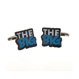 Cartoon Anime Grease Baking Paint Cufflinks