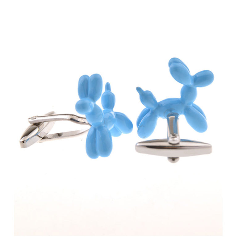 Cartoon Anime Grease Baking Paint Cufflinks