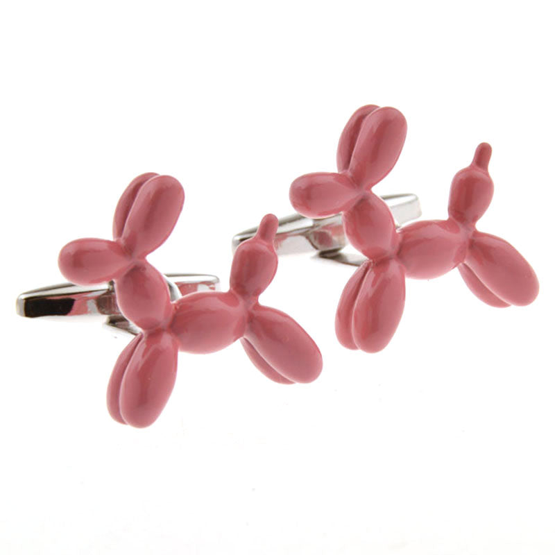 Cartoon Anime Grease Baking Paint Cufflinks