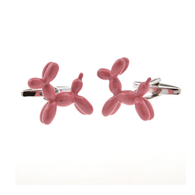 Cartoon Anime Grease Baking Paint Cufflinks