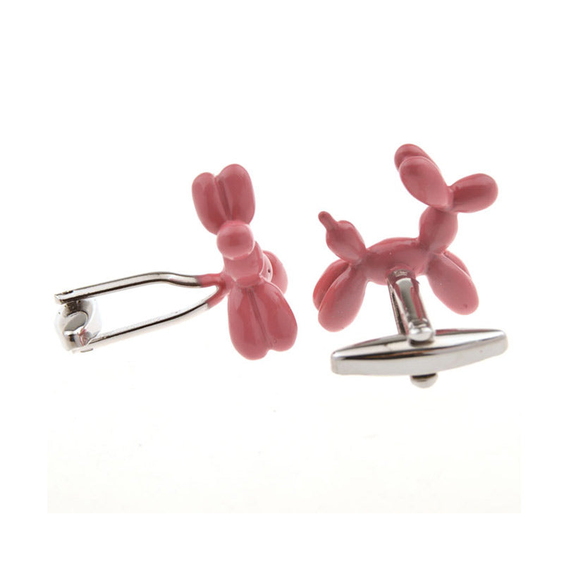 Cartoon Anime Grease Baking Paint Cufflinks