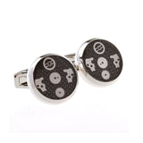 Enamel Dropping Glue Cufflinks