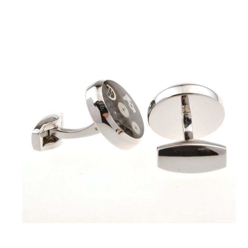 Enamel Dropping Glue Cufflinks