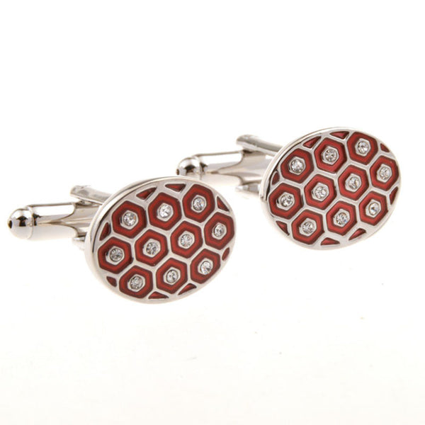 Crystal Zircon Cufflinks