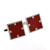 Enamel Dropping Glue Cufflinks