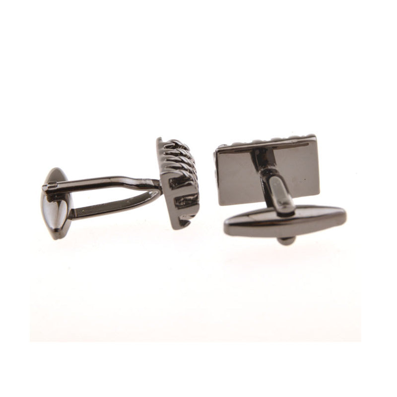 Plain Colour Metal Cufflinks
