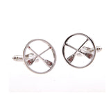 Plain Colour Metal Cufflinks