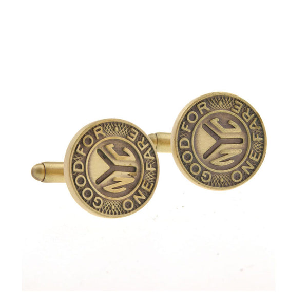 Plain Colour Metal Cufflinks