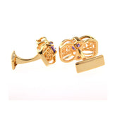 Crystal Zircon Cufflinks