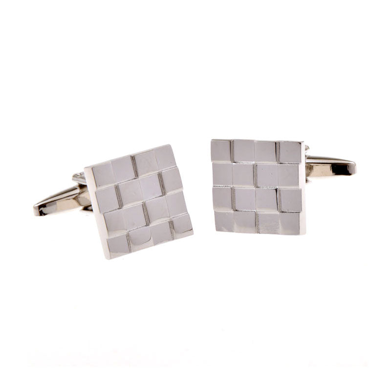 Plain Colour Metal Cufflinks