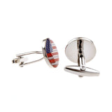 National Flag Music Enamel Dropping Glue Cufflinks