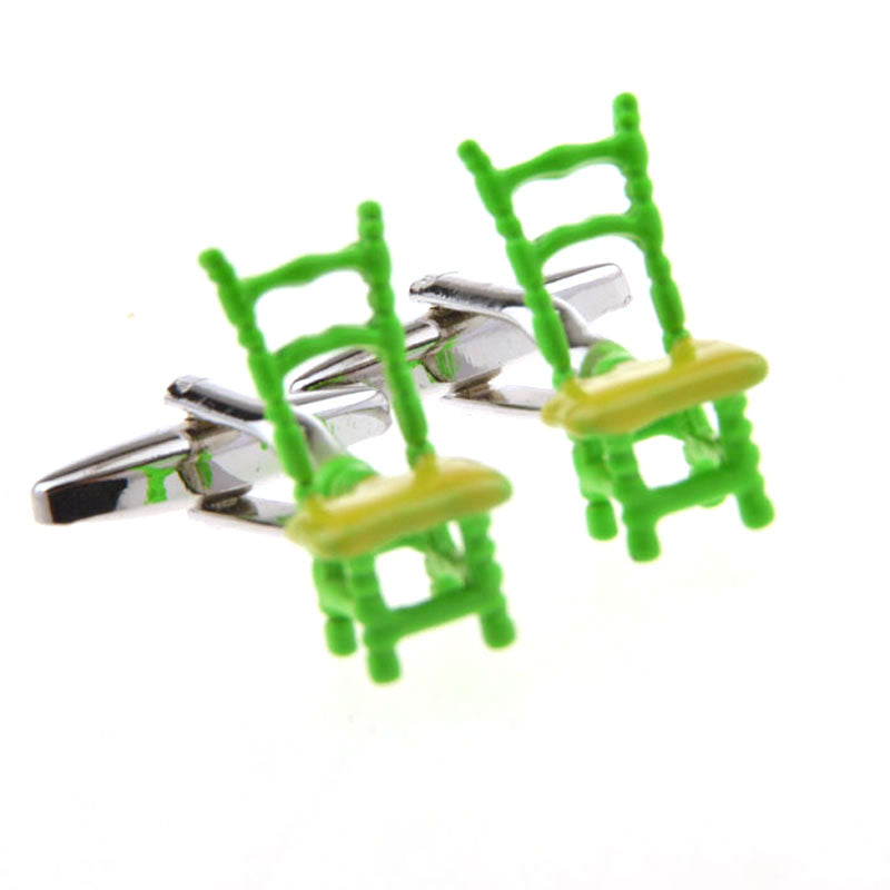 Military Tools Grease Baking Paint Cufflinks