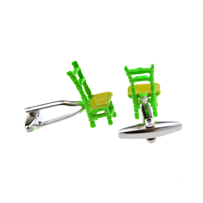 Military Tools Grease Baking Paint Cufflinks