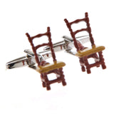 Military Tools Grease Baking Paint Cufflinks