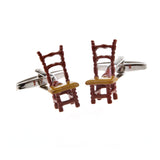 Military Tools Grease Baking Paint Cufflinks