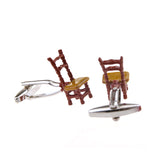 Military Tools Grease Baking Paint Cufflinks