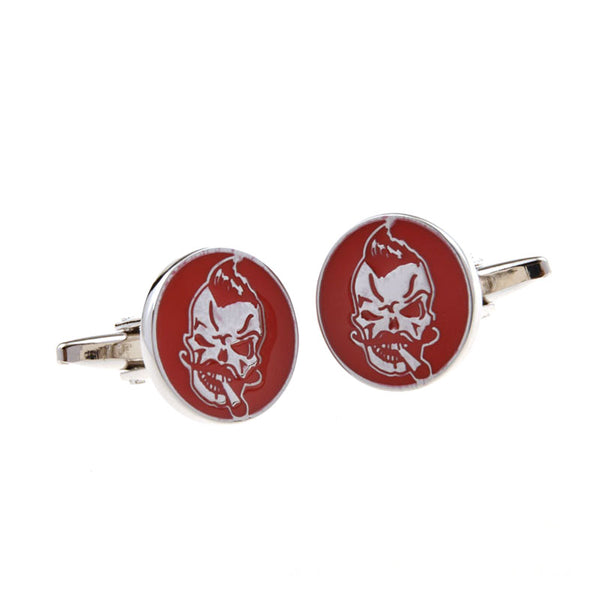 Enamel Dropping Glue Cufflinks