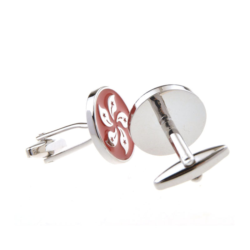 Enamel Dropping Glue Cufflinks