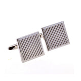 Plain Colour Metal Cufflinks