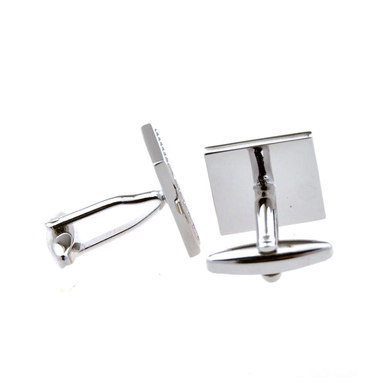 Plain Colour Metal Cufflinks