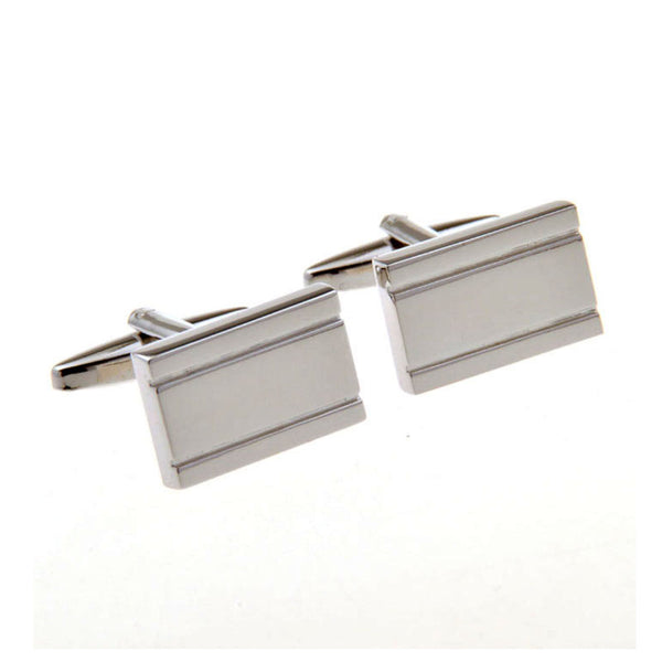 Plain Colour Metal Cufflinks