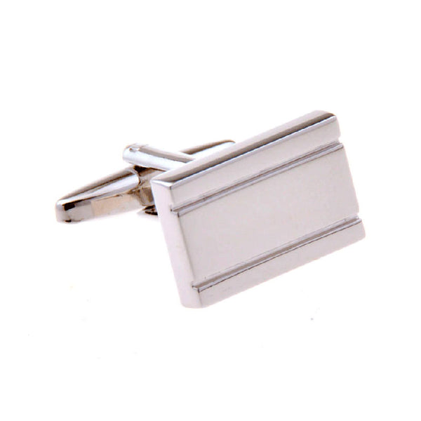 Plain Colour Metal Cufflinks