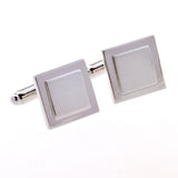 Plain Colour Metal Cufflinks