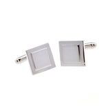Plain Colour Metal Cufflinks