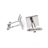 Plain Colour Metal Cufflinks