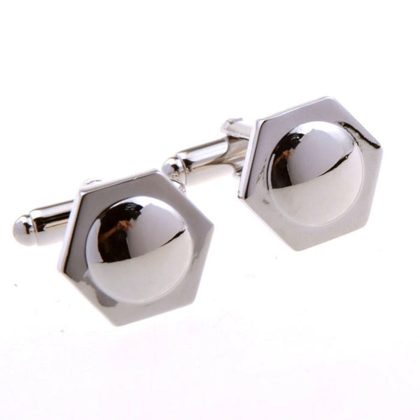 Plain Colour Metal Cufflinks